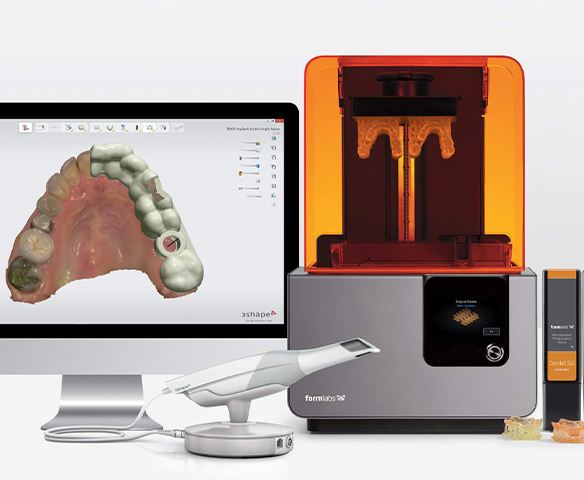3D printer system in periodontal office